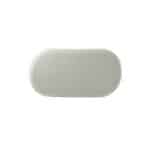 Light & Living Poef 80x40x45 cm LYALL teddy crème+goud