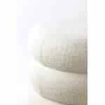 Light & Living Poef 80x40x45 cm LYALL teddy crème+goud