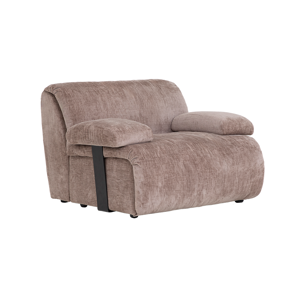 Tower Living Redford 1-seater no arm - Touch 04 taupe