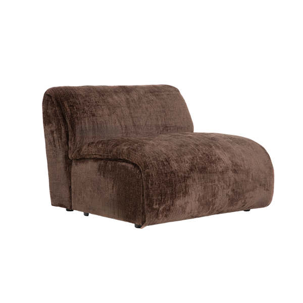 Tower Living Redford 1-seater no arm - Touch 106 brown