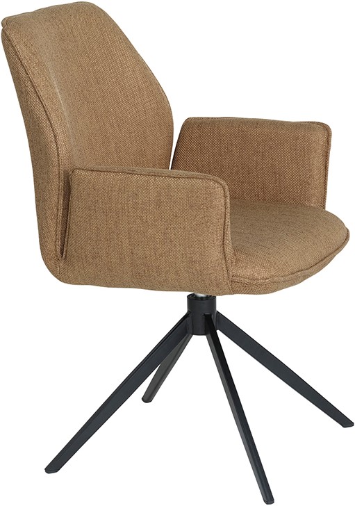 Nijwie MySons Revi eetkamerstoel - draaipoot 360ARS - Lotus Brass 17 - Unique Collection