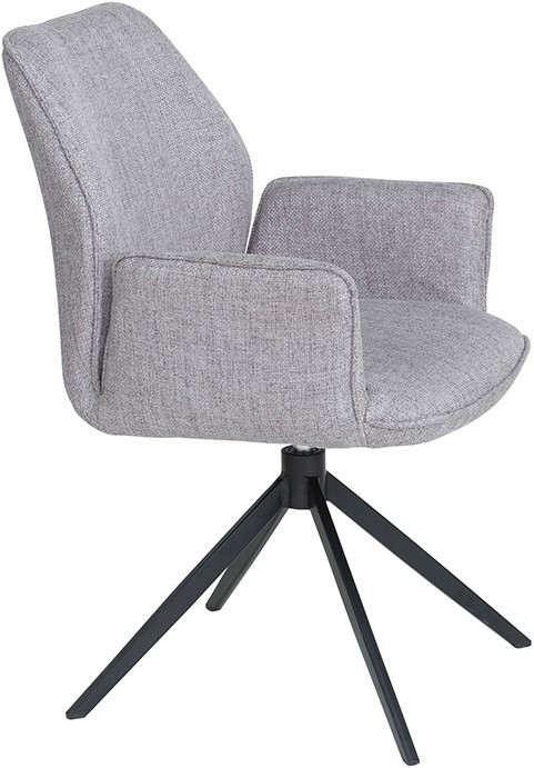 Nijwie MySons Revi eetkamerstoel - draaipoot 360ARS - Lotus Grey 85 - Unique Collection