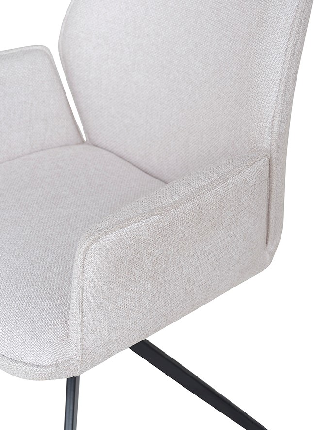 Nijwie MySons Revi eetkamerstoel - draaipoot 360ARS - Lotus Natural 03 - Unique Collection