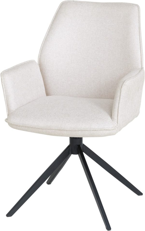 Nijwie MySons Revi eetkamerstoel - draaipoot 360ARS - Lotus Natural 03 - Unique Collection