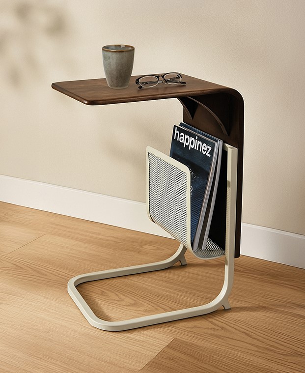 Nijwie MySons Saba laptoptafel met metalen tijdschriftenhouder - Welcome Home Collection