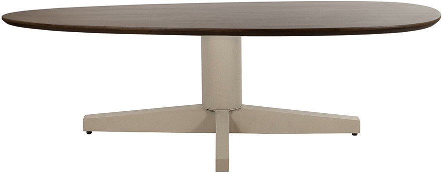 Nijwie MySons Salontafel 130, organisch, poot Beige, Mango Brown Walnut - Taurus Table Collection