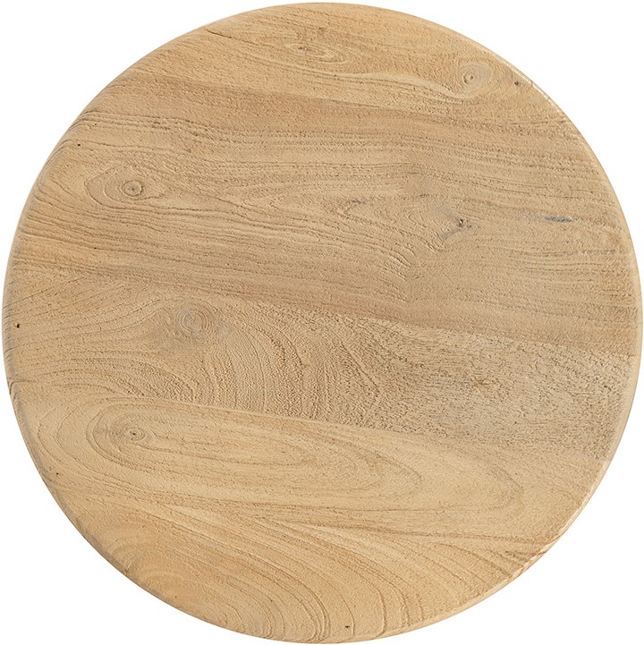 Nijwie MySons Salontafel Ø60, Acacia Groovy Natural - Zodiac Collection