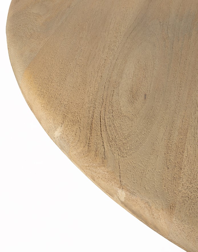 Nijwie MySons Salontafel Ø60, Acacia Groovy Natural - Zodiac Collection