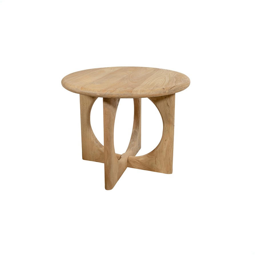 Nijwie MySons Salontafel Ø60, Acacia Groovy Natural - Zodiac Collection