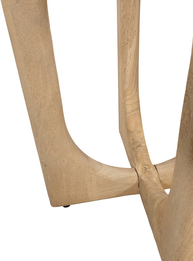 Nijwie MySons Salontafel Ø80, Acacia Groovy Natural - Zodiac Collection