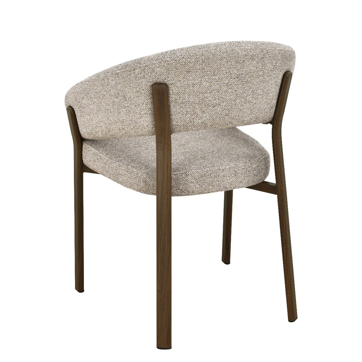 schuinaanzicht Livingfurn Zhora Hush Walnut