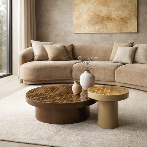 sfeerfoto Livingfurn Brix Tylo Camel 46cm