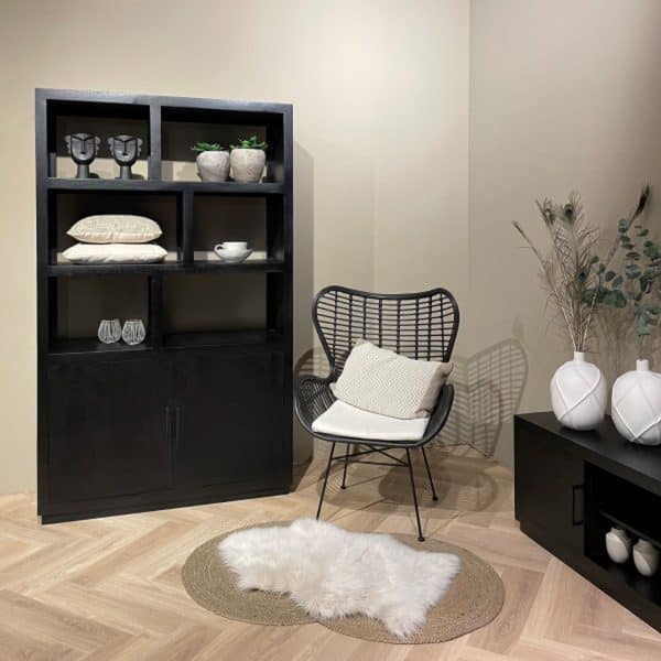 sfeerfoto Livingfurn Jaxx Black 120cm