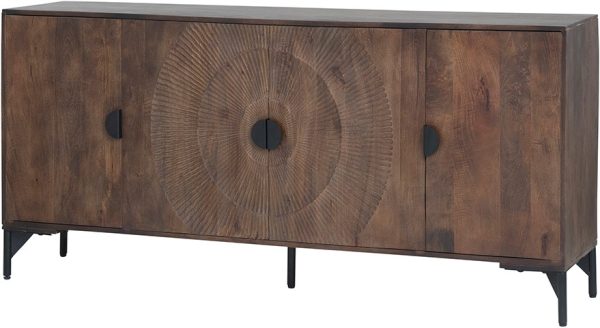 Nijwie MySons Dressoir 180 met 4 deuren, Mango Brown Walnut - Nippon Collection