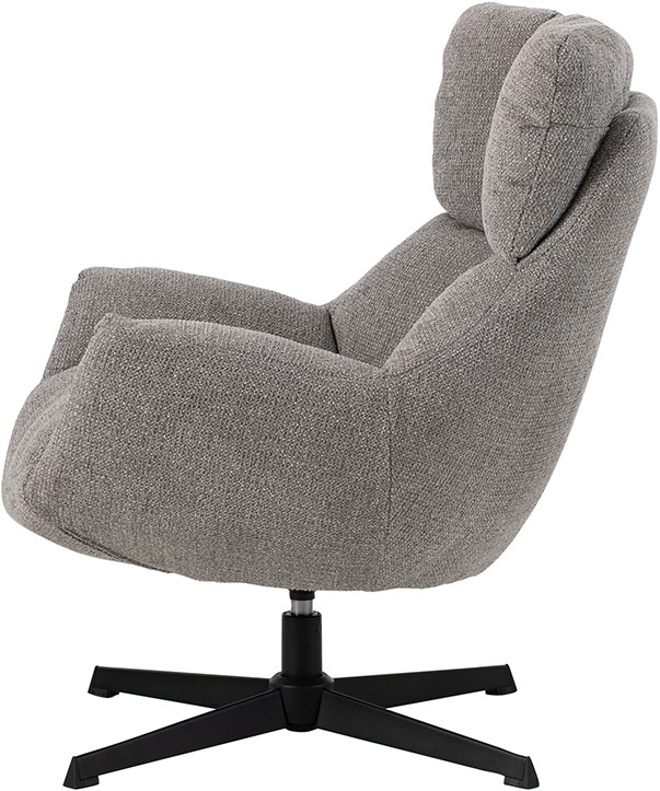Nijwie MySons Sinatra draaifauteuil 360 - Milan - Grey 451 - Unique Collection