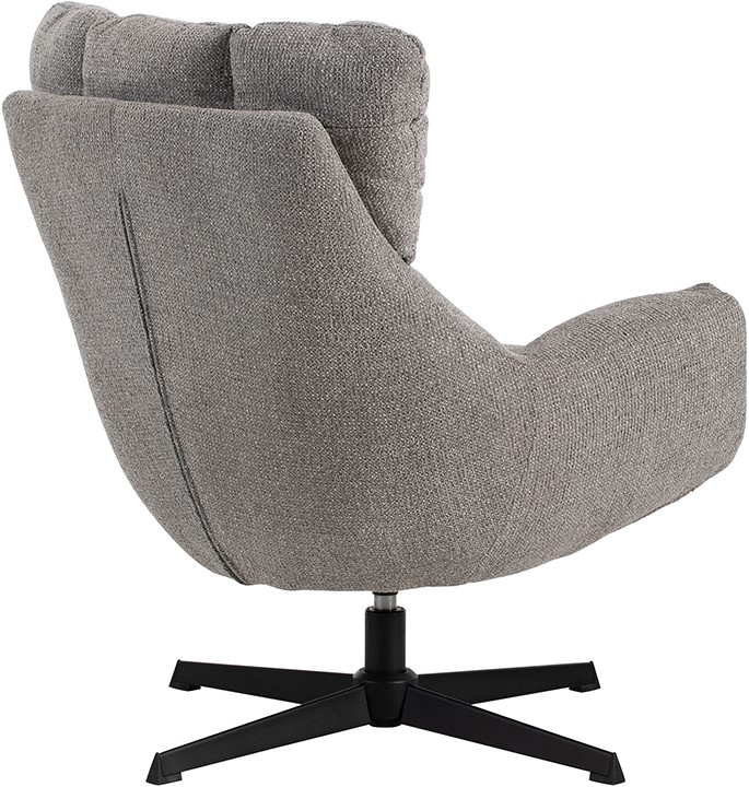 Nijwie MySons Sinatra draaifauteuil 360 - Milan - Grey 451 - Unique Collection