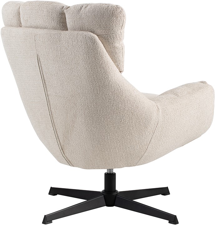 Nijwie MySons Sinatra draaifauteuil 360 - Milan - Cream 103 - Unique Collection