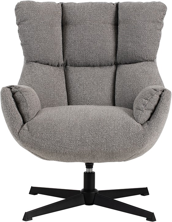 Nijwie MySons Sinatra draaifauteuil 360 - Milan - Grey 451 - Unique Collection