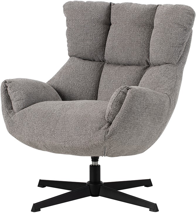 Nijwie MySons Sinatra draaifauteuil 360 - Milan - Grey 451 - Unique Collection