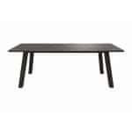Nijwie Dutch Industries Salo eetkamertafel 160, langwerpig met ronde hoeken, Intense Black - Oak Collection