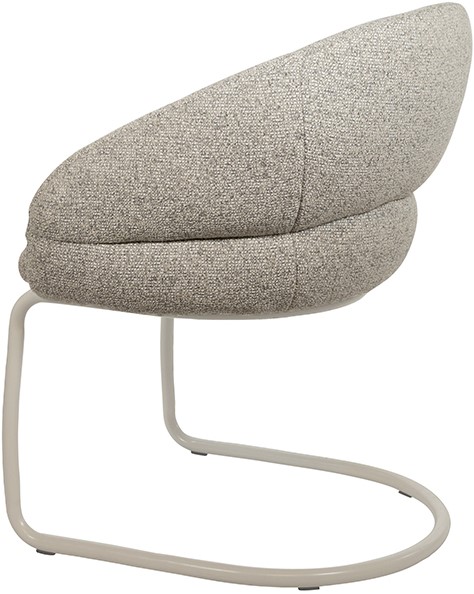 Nijwie MySons Taylor - armstoel - beige onderstel - Puente - Stone 09 - Star Collection
