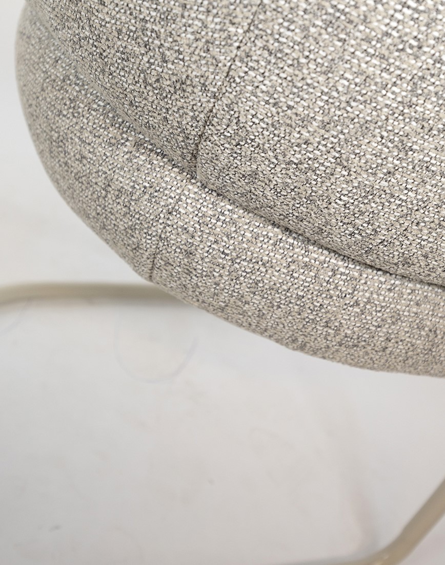 Nijwie MySons Taylor - armstoel - beige onderstel - Puente - Stone 09 - Star Collection