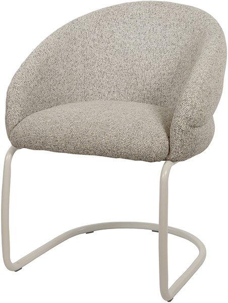 Nijwie MySons Taylor - armstoel - beige onderstel - Puente - Stone 09 - Star Collection