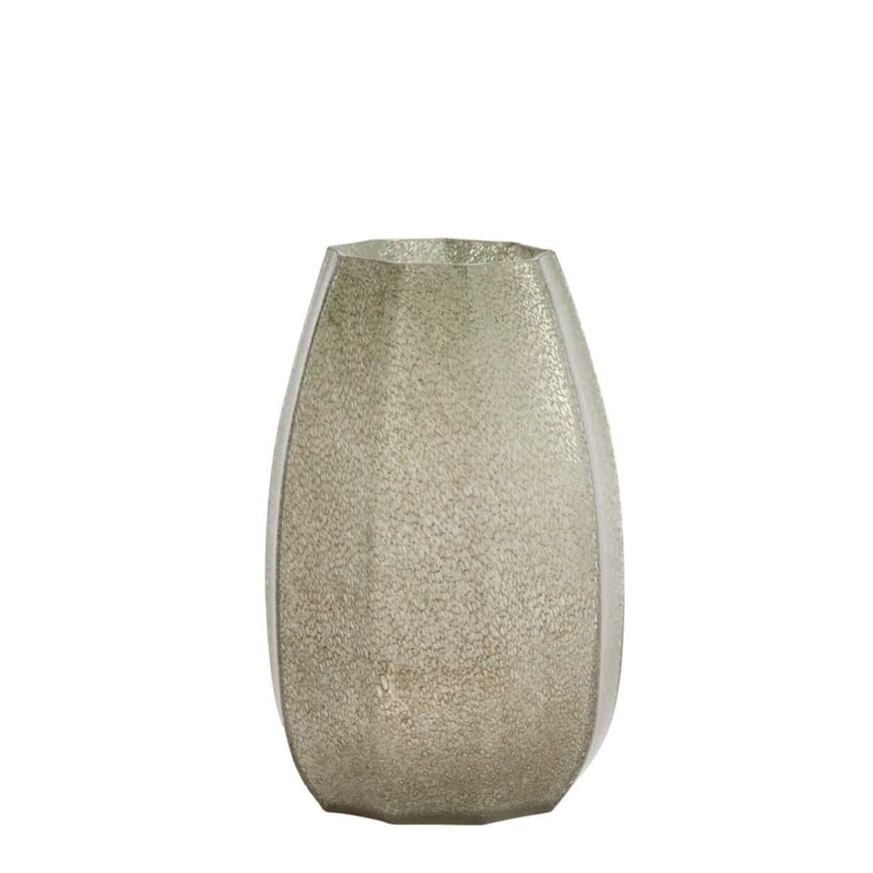 Light & Living Vaas Ø23x38 cm BRADLEY glas grijs-groen