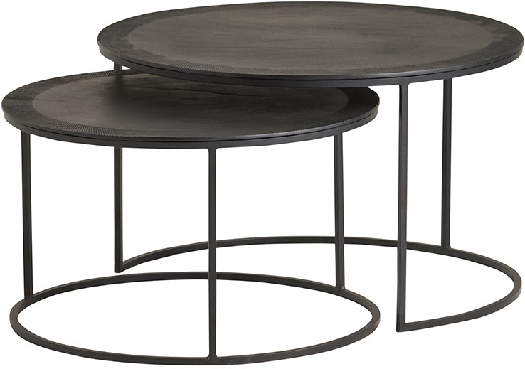 Nijwie MySons Verona salontafel set van 2, Black - Mix & Match Collection
