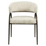 voorkant Richmond Interiors Eetkamerstoel Charda beige angora