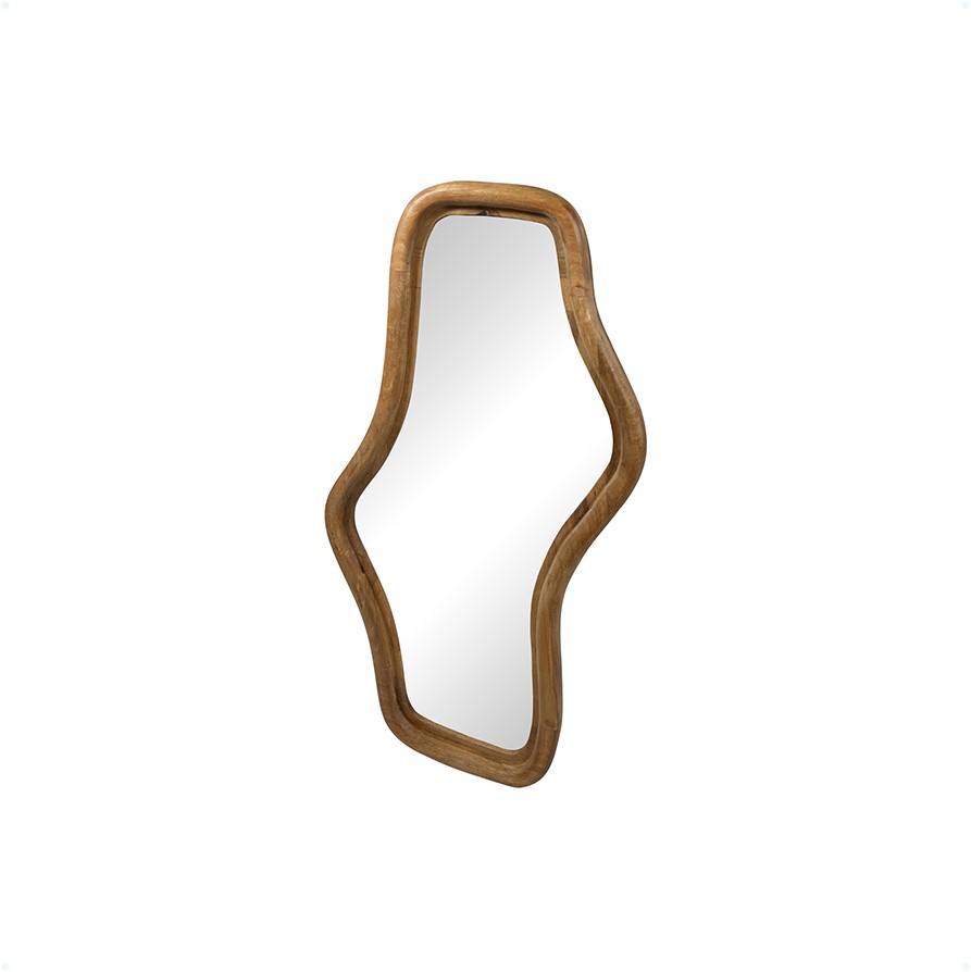 Nijwie MySons Wavy spiegel 80, Smooth Natural - Woody Collection