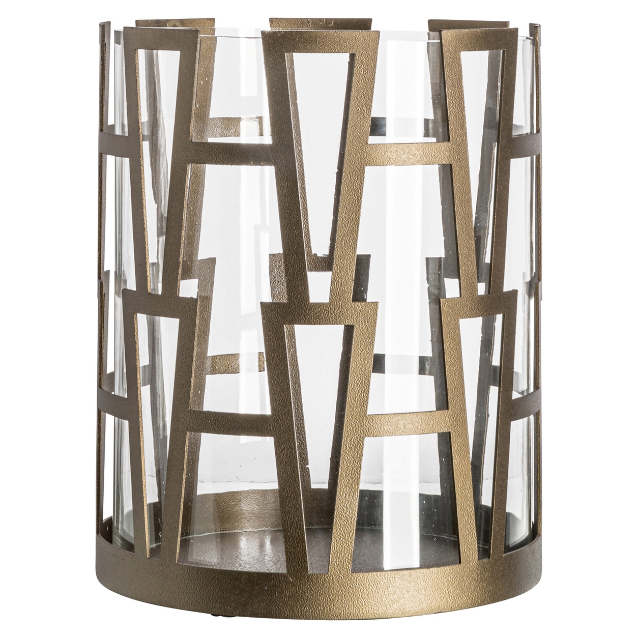 Richmond Interiors Windlicht Shandy brass antique small