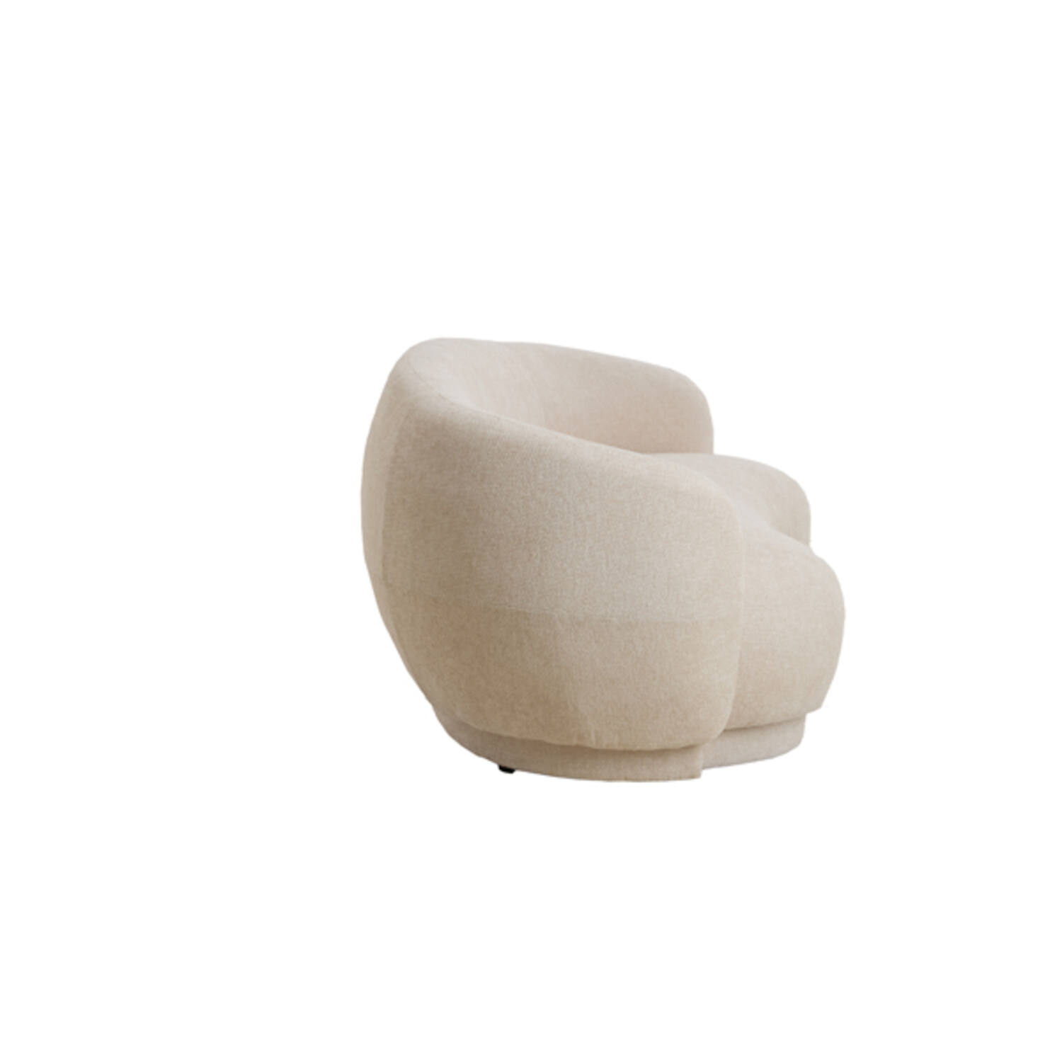 zijkant Light & Living Bank 191x93x73 cm UVITA crème