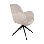 zijkant-Nijwie-MySons-Alicia-eetkamerstoel-draaipoot-360ARS-Cremona-Taupe-04-Unique-Collection--vierkant-wit