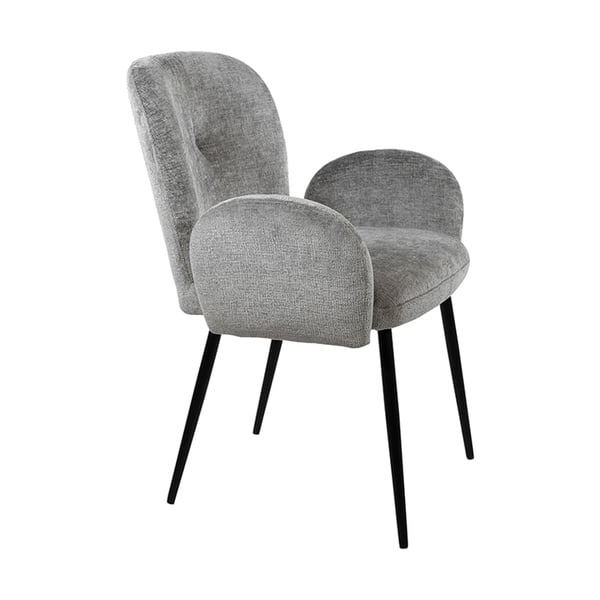 Nijwie MySons Bobby eetkamerstoel - met arm - Perfect Harmony - Light grey 85 - Unique Collection