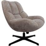 zijkant Nijwie MySons Chuck draaifauteuil 360 + rock system - Cremona - Fur 24 - Unique Collection