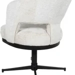 zijkant Nijwie MySons Friso armstoel - draaipoot 360 - Solo - Natural 111 - Unique Collection