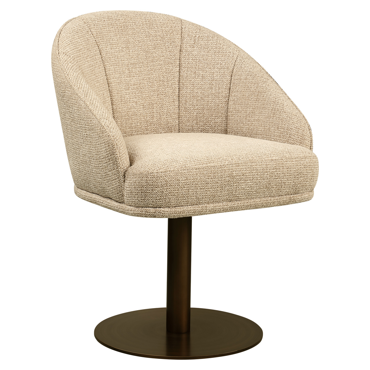 Richmond Interiors Eetkamerstoel Beverly natural fancy swivel