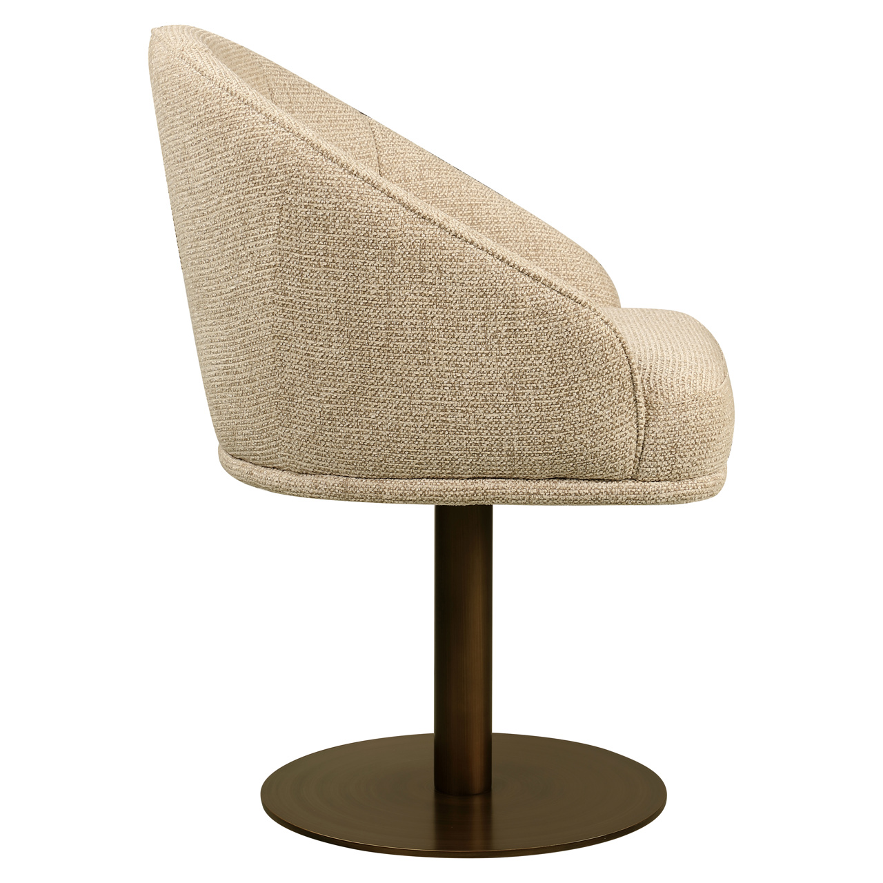 Richmond Interiors Eetkamerstoel Beverly natural fancy swivel