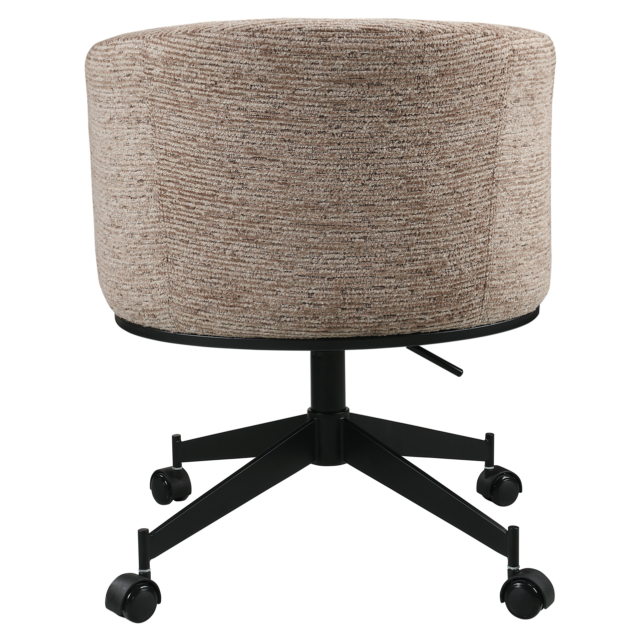 Richmond Interiors Eetkamerstoel Rochenne mocca linear swivel on wheels