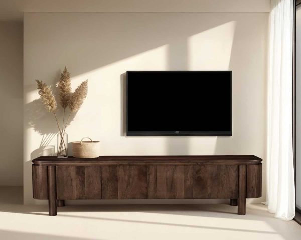 OPRUIMING Livingfurn tv meubel Salano Brown 210 cm/ nieuw in doos