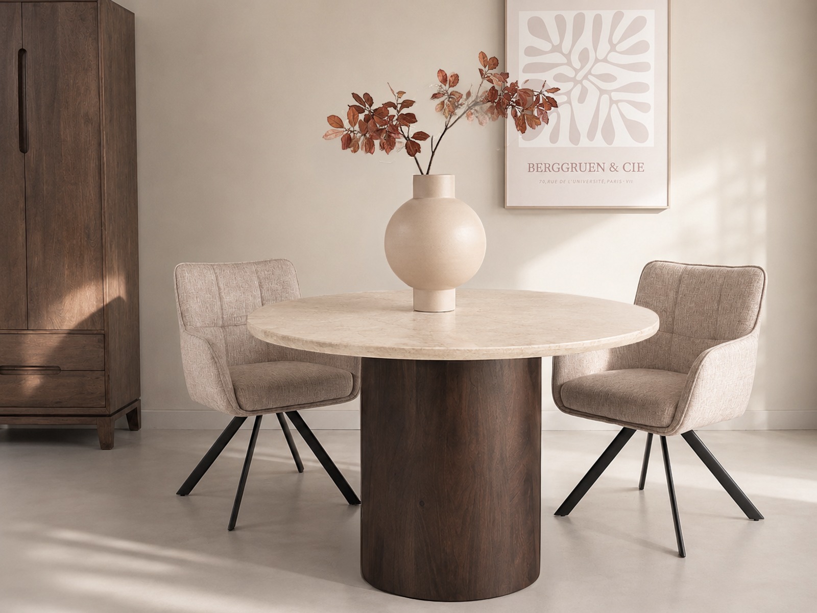 Livingfurn Brix Bottecino Round 120cm