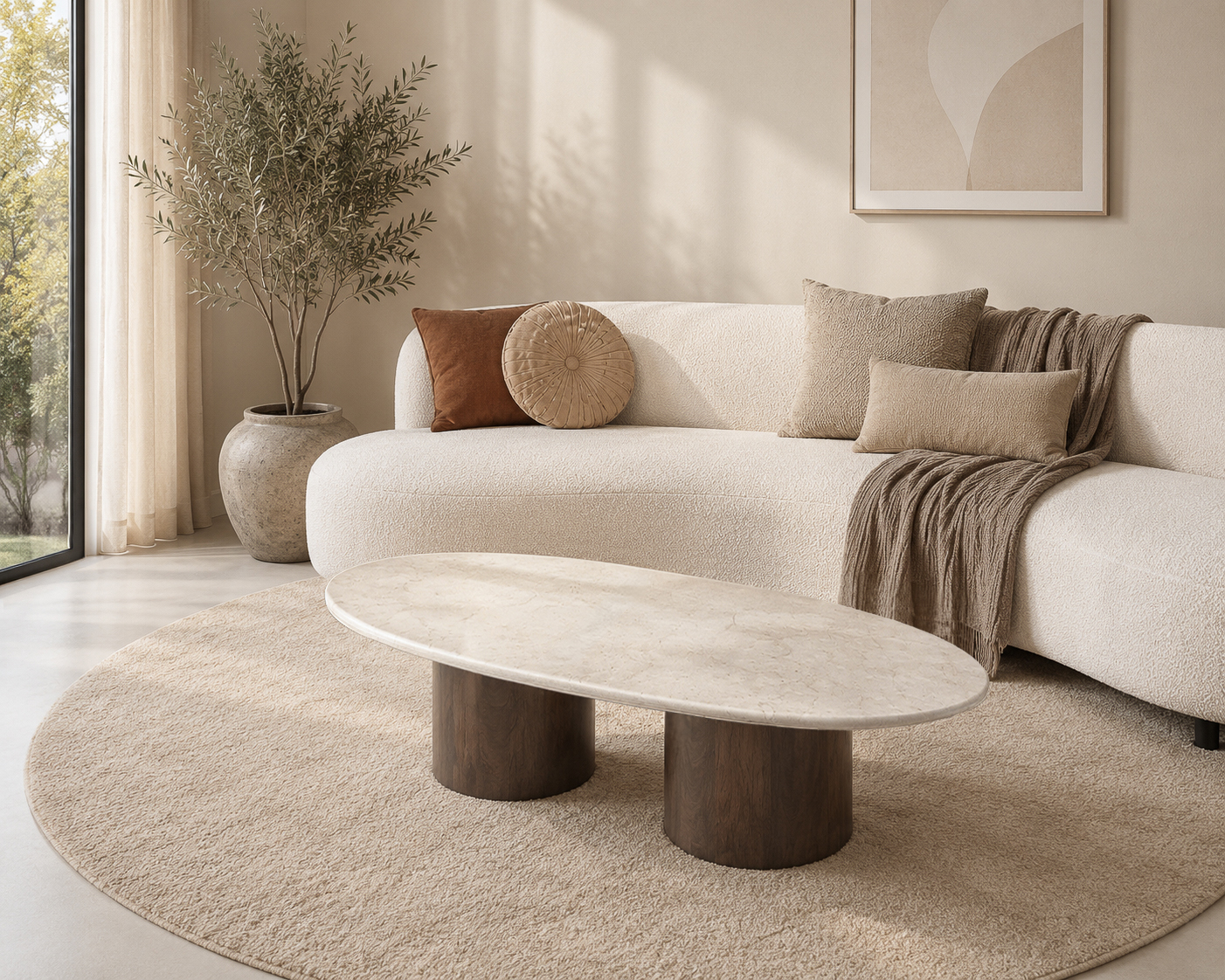 Livingfurn Brix Duno Bottecino 120cm