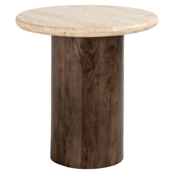 Richmond Interiors Bijzettafel Douglas brown 50Ø