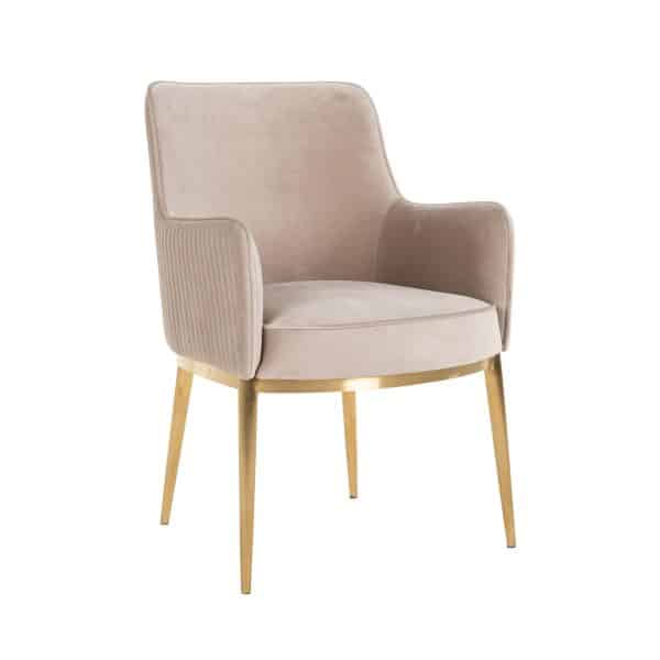 SHOWMODEL richmond Interiors eetkamerstoel Breeze khaki velvet