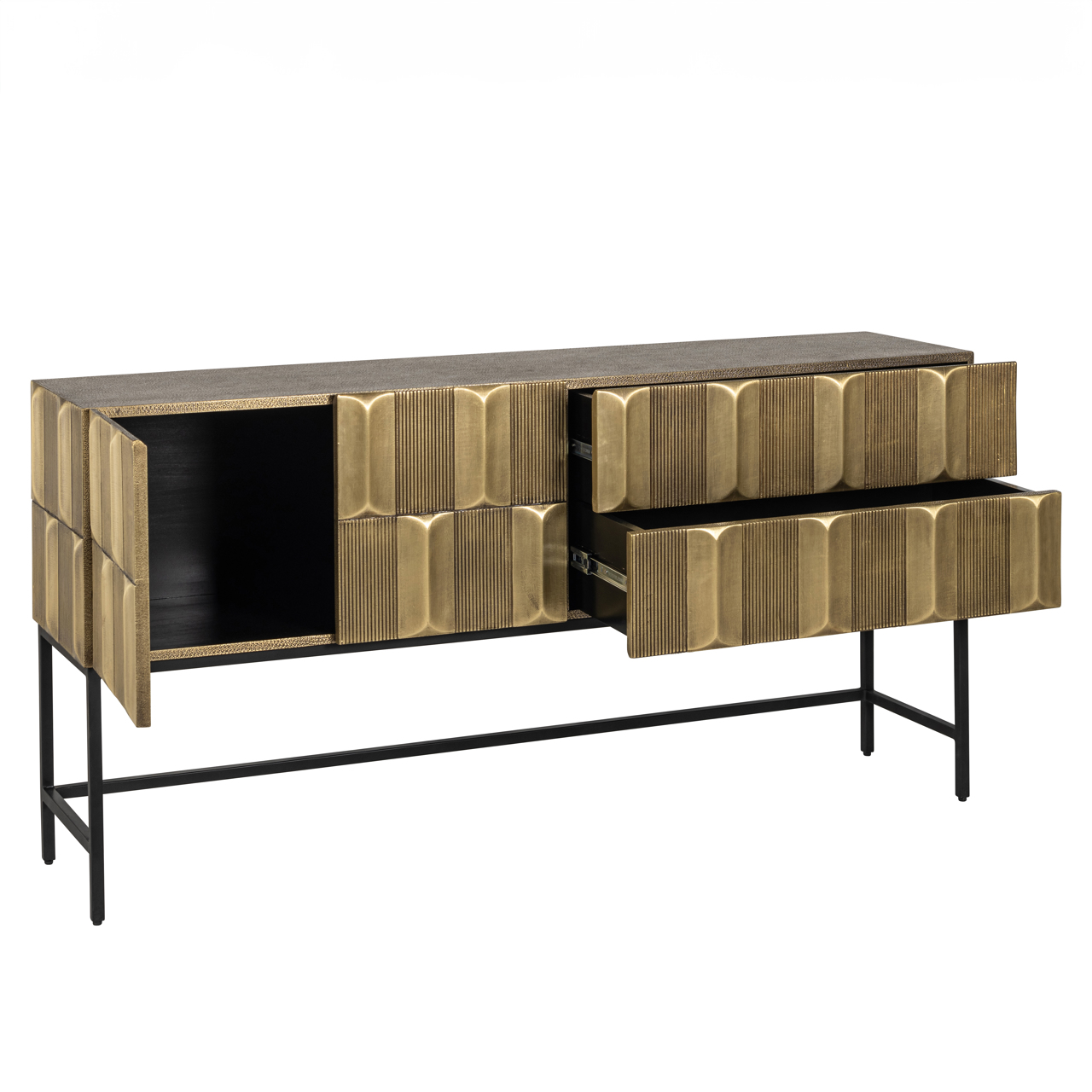 Richmond Interiors Dressoir Jaxx black/gold