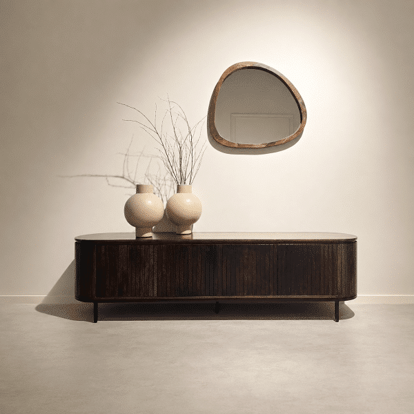 OPRUIMING Livingfurn tv meubel Noor Walnut 170cm/ nieuw in doos