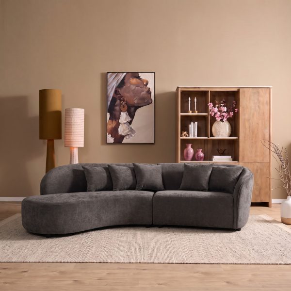 Starfurn MySofa Novi Hoekbank Grijs Lounge L + 3 zits
