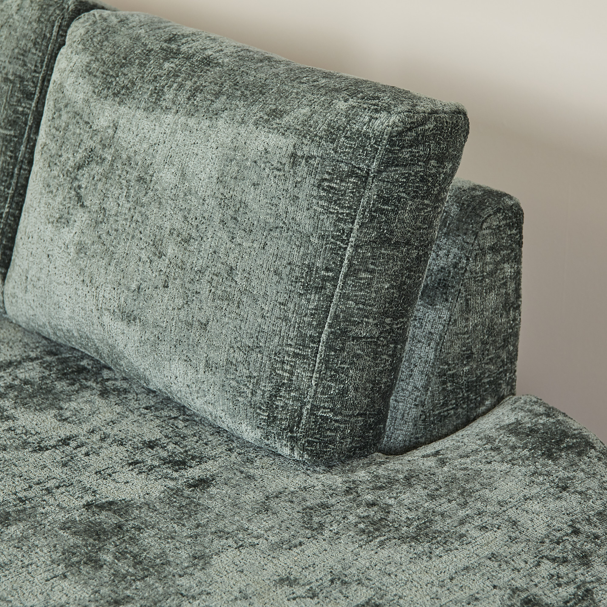 Starfurn MySofa Alma Hoekbank Groen 2,5 zits+Divan Rechts