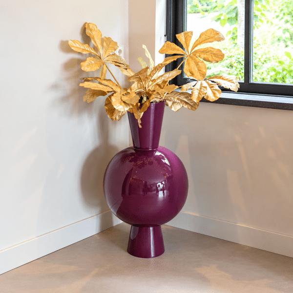 Richmond Interiors Vaas Avine burgundy